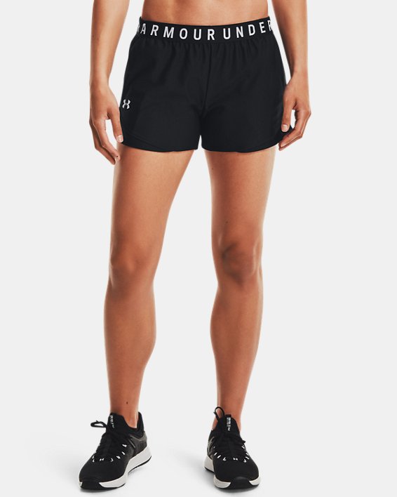 Under Armour UA Women's Play Up Sports Run Gym Shorts Blue New 